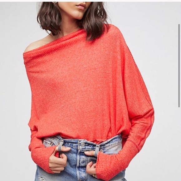 Free People Tops - Free People Londontown Cherry Thermal Top